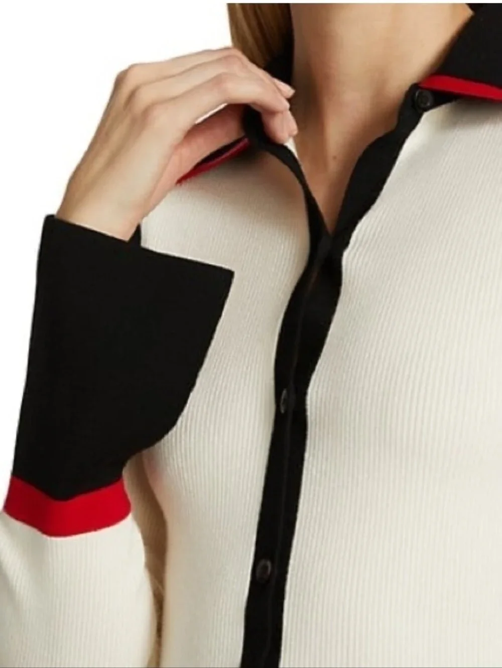 Alice + Olivia Colorblock Ribbed Knit Mini Dress NWT XS